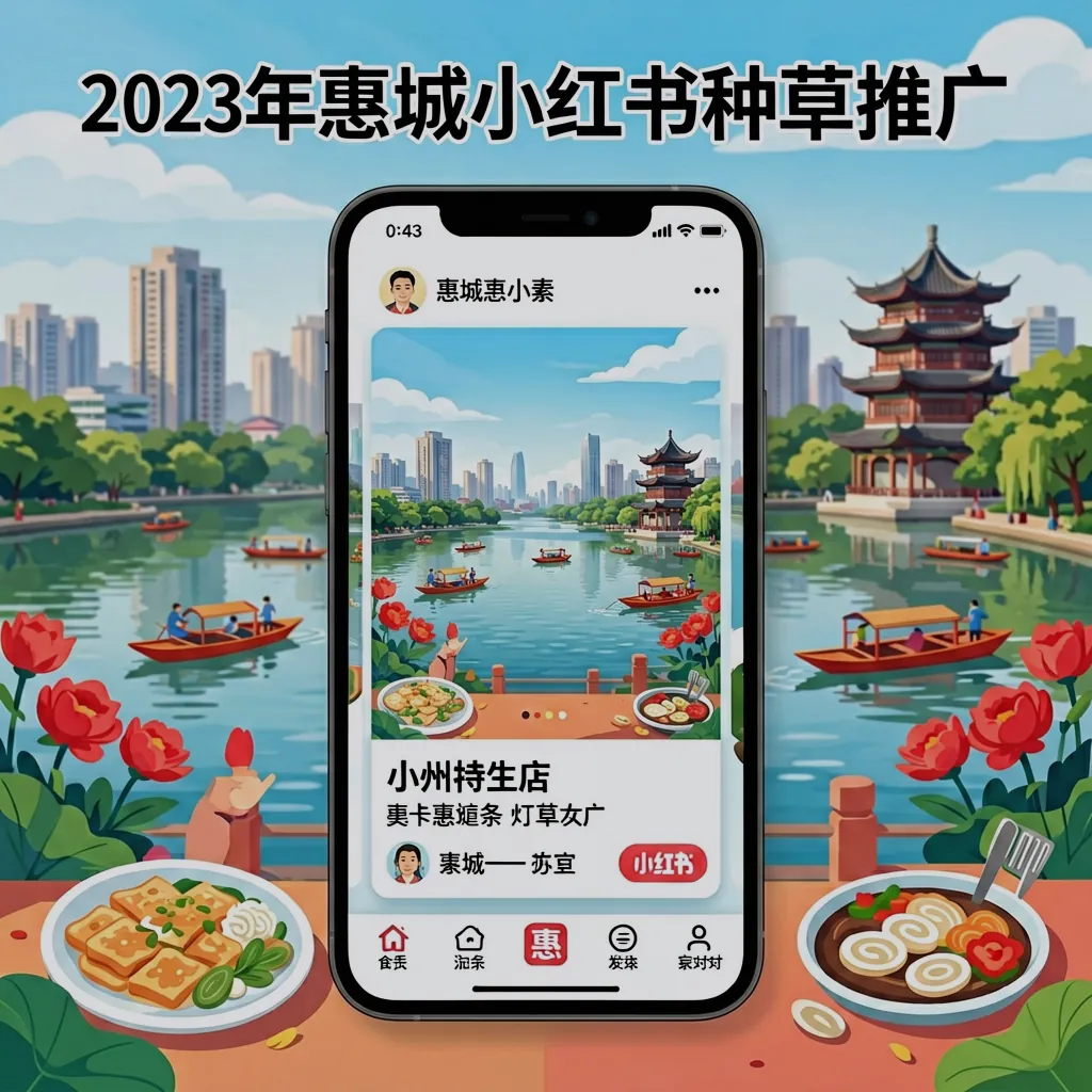 2026惠城小红书种草推广全攻略：从0到1打造本地爆款