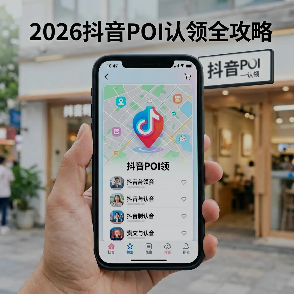 2026抖音POI地址认领全攻略：从零到爆款门店的5步实操指南