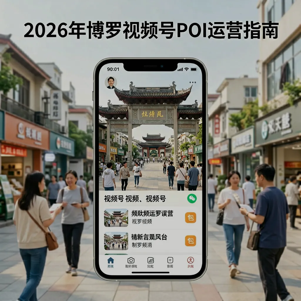 2026博罗视频号POI门店运营全攻略：从0到1实现本地流量转化